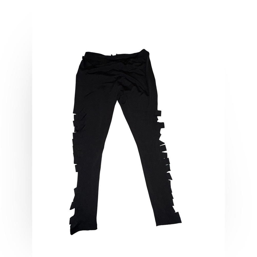 VENUS Black Leggings with Side Cut-Outs